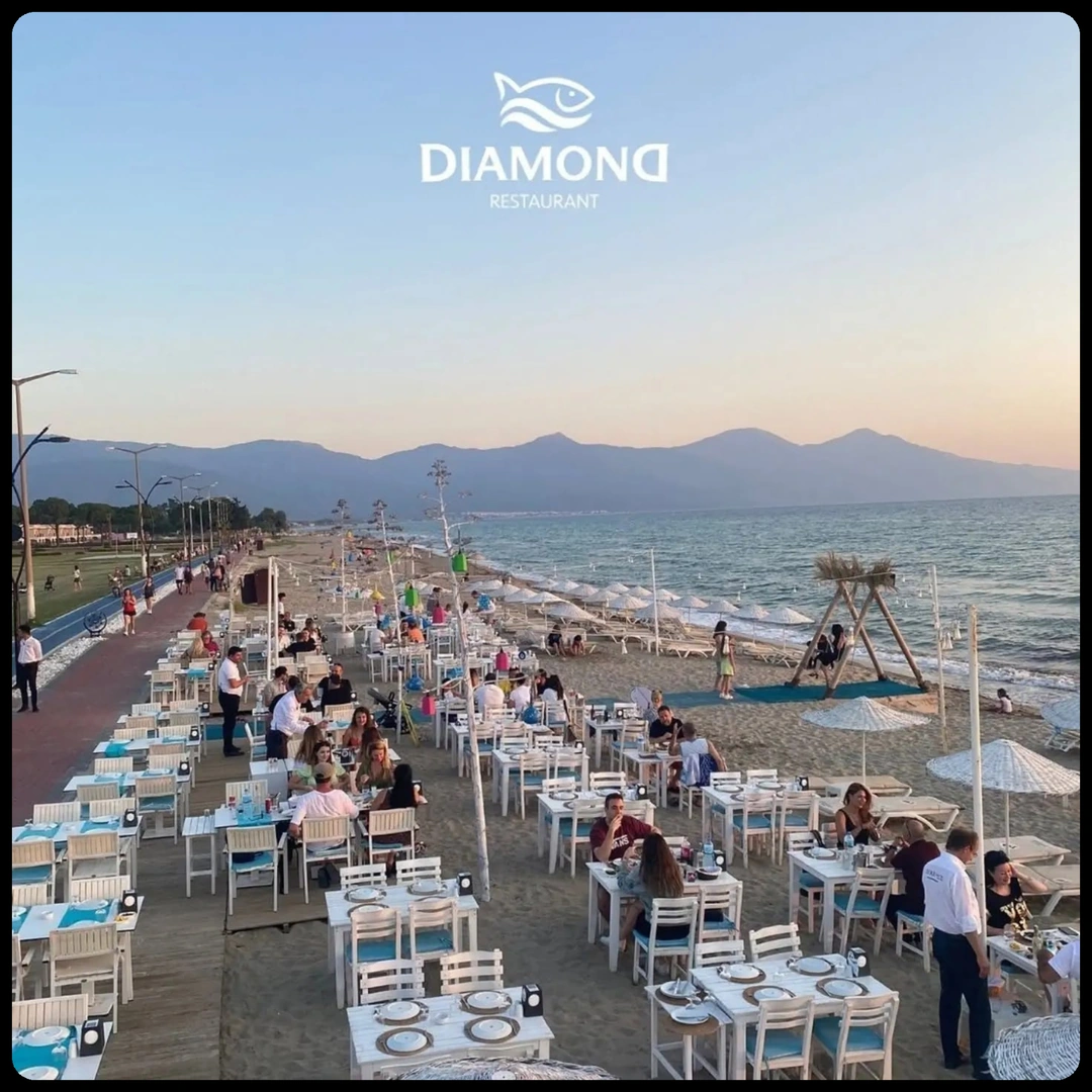 Diamond Restaurant — Kadıkalesi sahilinde gün batımı